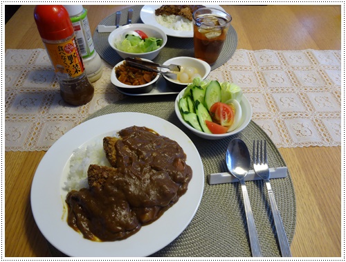 二日目のカレーと外ご飯のチキン南蛮_b0175688_21583840.jpg