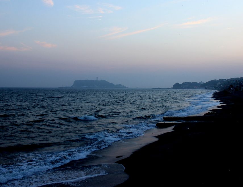 30/May 江の島の夕景とオナガと薔薇（わたしのお気に入り）_e0149934_21422975.jpg