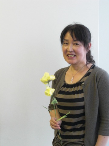 花紙絵 手漉き和紙で作る花の教室 Hanatsudoi