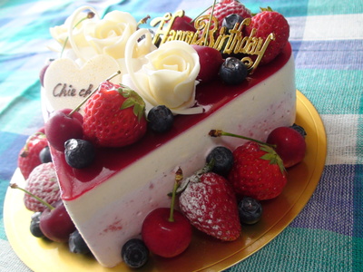ハートのお誕生日ケーキ Natureな日々 ハートのお誕生日ケーキ Natureな日々