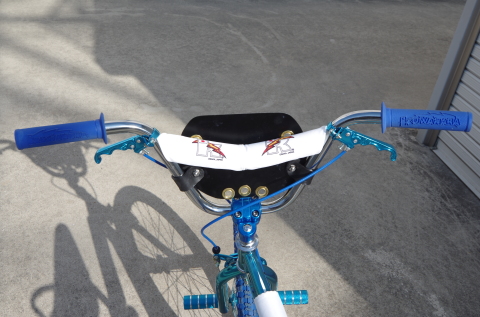 稀少 新品 ゼブラ自転車 パッド ゼッケンプレート オールドBMX