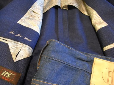 ~BLUE×BLUE~夏の「アンコンジャケット」 it\'s Model 編_c0177259_20302586.jpg