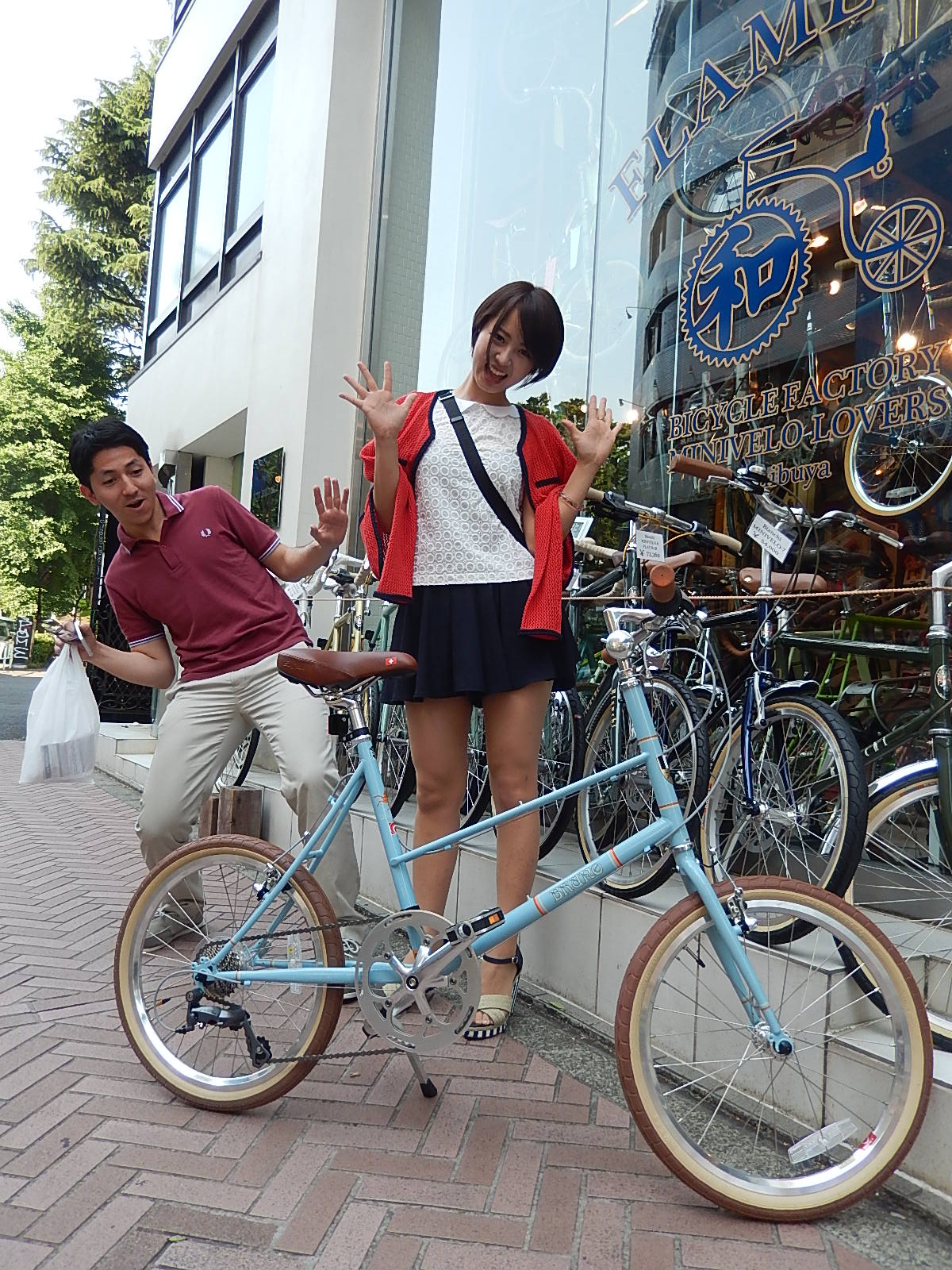6月1日　渋谷　原宿　の自転車屋　FLAME bike前です_e0188759_16384732.jpg