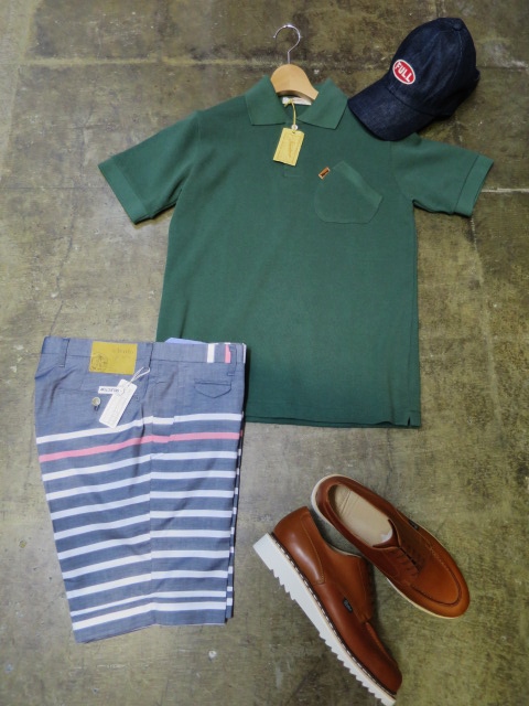 大人のTAILOR BORDER SHORTS 。。。By RING JACKET_d0152280_7585592.jpg