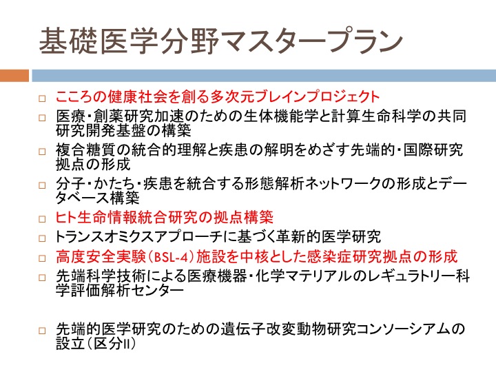 基礎医学分野のマスタープラン:生命科学研究のあり方は?_d0028322_13423728.jpg