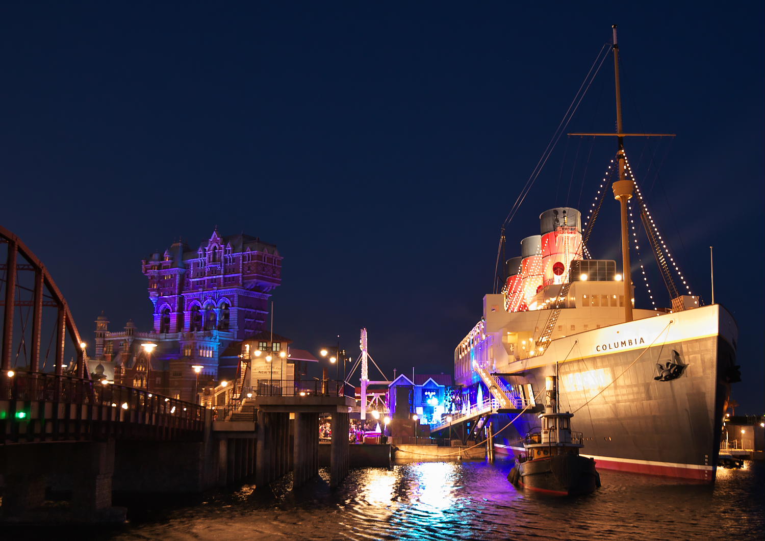 ディズニーシーの夜景 風景の先にあるもの