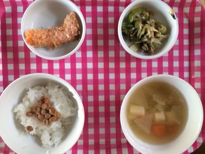 6月3日の給食。まっくろくろすけバイバイ!!_c0293682_16445962.jpg