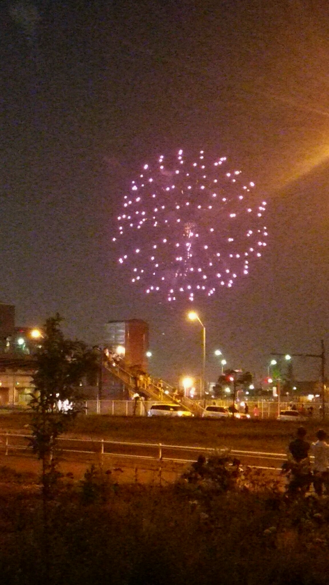 昨日は花火大会を見に行きました。_e0119092_14195224.jpg