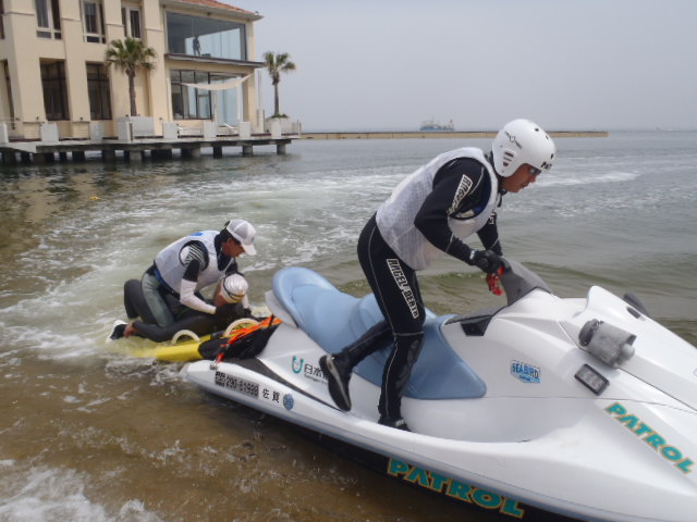 百道浜アクアスロン大会警戒_a0077071_16162985.jpg