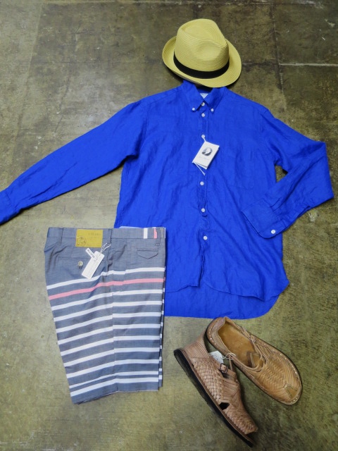 James Mortimer ・・・ LINEN B/D SHIRTS!★!今夏・注目の大人シャツ・其の②🎶_d0152280_21594938.jpg
