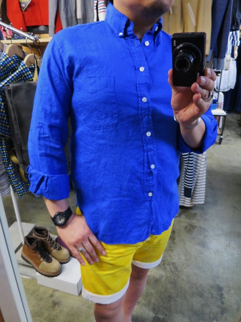 James Mortimer ・・・ LINEN B/D SHIRTS!★!今夏・注目の大人シャツ・其の②🎶_d0152280_2221573.jpg
