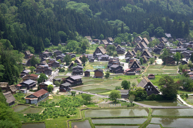 世界遺産を巡る　白川郷俯瞰_b0314633_19255433.jpg