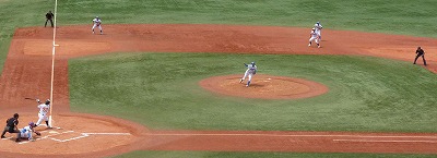 拓殖大対青学大 5月23日 東都大学野球1部 後半_b0166128_9595552.jpg