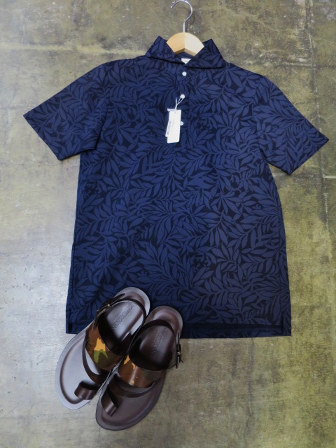 大人のRING JACKET より・・・小粋で渋線なWIDEカラー 花柄POLO!★!_d0152280_21165859.jpg
