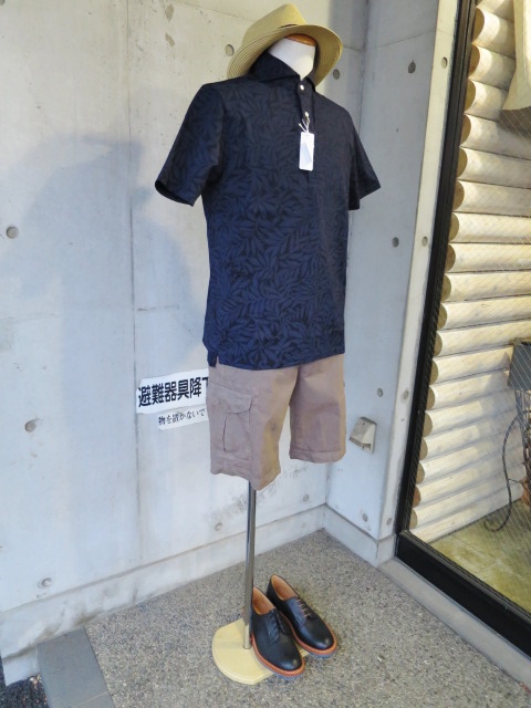 大人のRING JACKET より・・・小粋で渋線なWIDEカラー 花柄POLO!★!_d0152280_453482.jpg