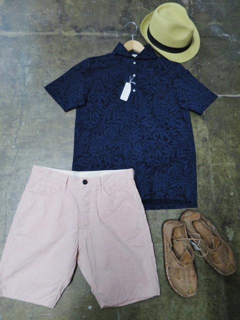 大人のRING JACKET より・・・小粋で渋線なWIDEカラー 花柄POLO!★!_d0152280_462891.jpg