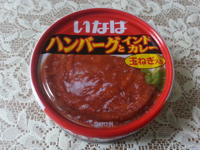 いなば ハンバーグとインドカレー¥168_b0042308_22464363.jpg
