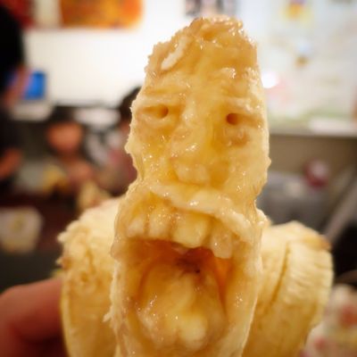バナナ彫刻のワークショップ、楽し過ぎるじゃないか!_c0060143_22465258.jpg