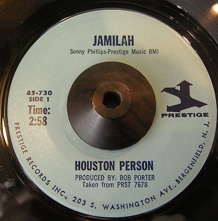 JAZZ  FUNK45＊HOUSTON PERSON / JAMILAH_c0225064_1574970.jpg