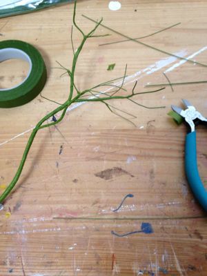 1 6ドールハウス 観葉植物の作り方 1 6ドールハウスcoquelicotコクリコ