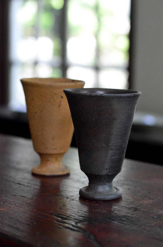 「野口悦士展 おいしい焼締め」 碗・湯呑・台皿_d0087761_23153545.jpg