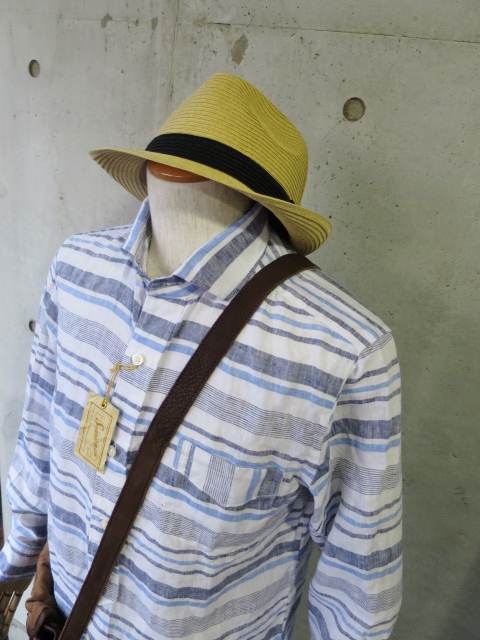 (訂正版) SOUND MAN ・・・ LINEN BORDER SHIRTS (Bayswater)!★!_d0152280_208304.jpg