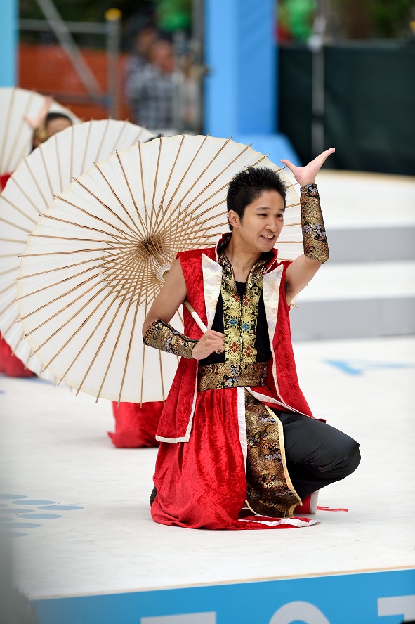 YOSAKOIソーラン祭り「よさこい炎舞連『神陽～Sin～』」_f0184198_2075478.jpg