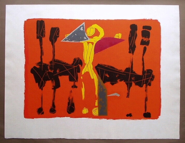 マリノ・マリーニのリトグラフ「Chevaux et Cavliers, Plate IV」（1972）_a0155815_18484574.jpg