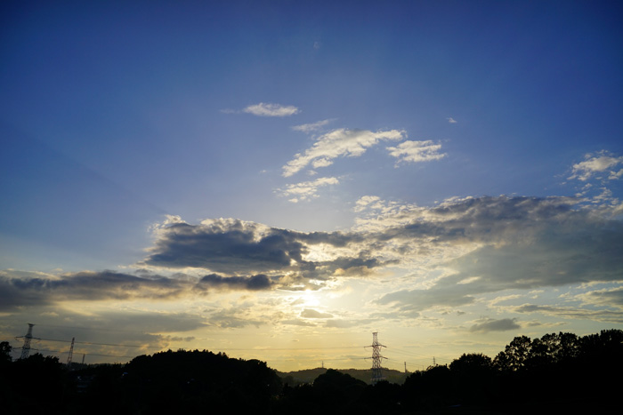 雨雲それる？ 夕_e0077521_2225525.jpg