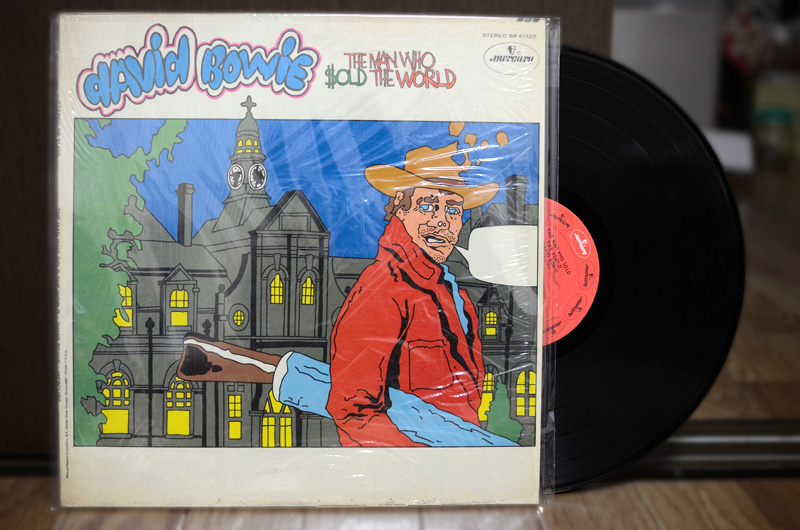 DAVID BOWIEデヴィッドボウイ★世界を売った男 LPレコード！リプロ盤？ デヴィッド・ボウイ / 世界を売った男 - 横浜レコード