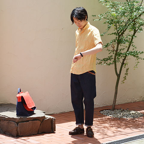 リネン半袖シャツ -nisica-_d0158579_15294230.jpg