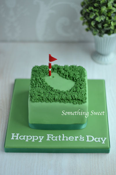 父の日のためのゴルフケーキ Something Sweet