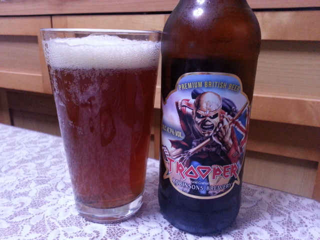 今夜のビールVol.143 ロビンソンズブルワリー IRON MAIDEN TROOPER 500ml¥800_b0042308_2330132.jpg