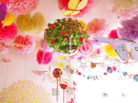 リメイクした子供部屋の照明 こどものにわ