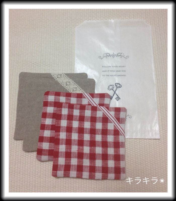 手づくりのコースター_f0354014_18443972.jpg