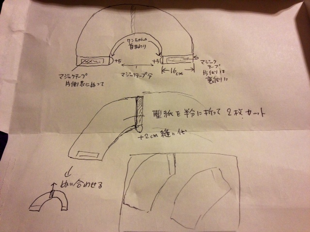 簡単手作りエリザベスカラーだワン 空太郎との生活