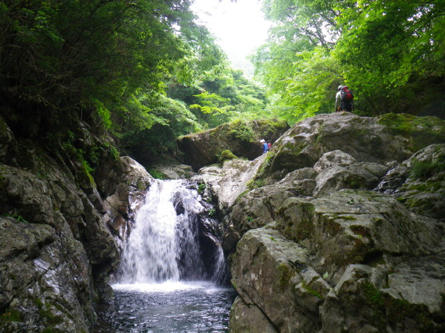 七年谷遡行～桑原山～七年山縦走_d0006512_23422534.jpg