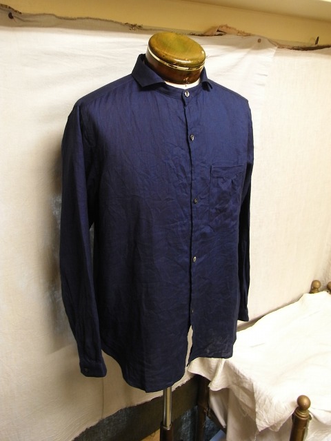classic fw indigolinen shirt_f0049745_18121871.jpg