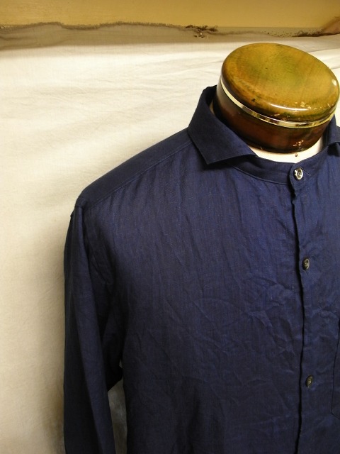 classic fw indigolinen shirt_f0049745_18122779.jpg