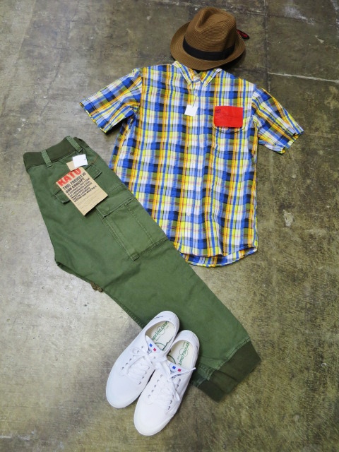 Kato BASIC ・・・ S/S CHECK SHIRTS (NEWカラー)!♪! &.. 店休日のお知らせ。。。!★?_d0152280_16531874.jpg