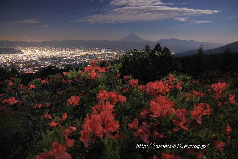 甘利山の夜明け_a0188405_21125810.jpg