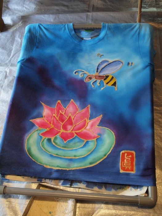 ろうけつ染めTシャツ♪_c0116915_0315493.jpg