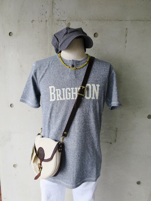 1枚でイケる!★? MELANGE HENRY PRINT TEE (Fleet) By SOUND MAN_d0152280_3231829.jpg