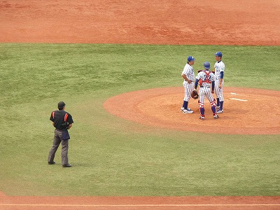 立正大（２部優勝）対青学大（１部最下位）　６月１７日　東都大学野球入替戦　前半_b0166128_20391025.jpg