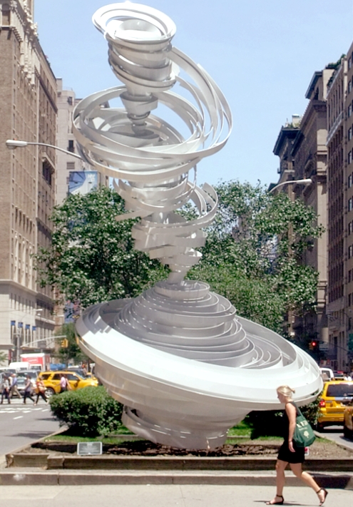 NYの見て涼める巨大なパブリックアート、Park Avenue Paper Chase_b0007805_542516.jpg