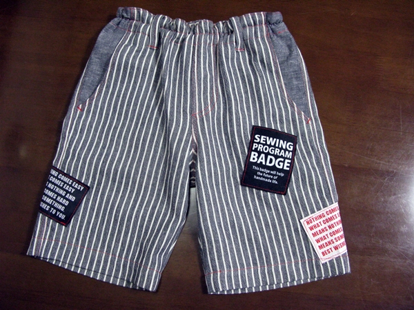 もう一本はキッズショートパンツ_f0129726_20462487.jpg