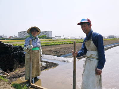 七城米 長尾農園 美しすぎる苗床で今年も最高のお米を育てます!!_a0254656_17503089.jpg