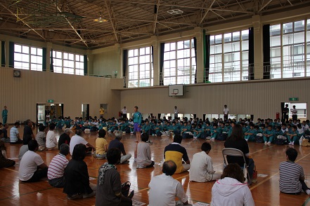ようこそ南島原へ 神戸市立玉津中学校様 ひまわり観光協会ブログ 南島原に来てみんね