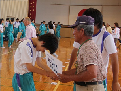 ようこそ南島原へ 神戸市立玉津中学校様 ひまわり観光協会ブログ 南島原に来てみんね