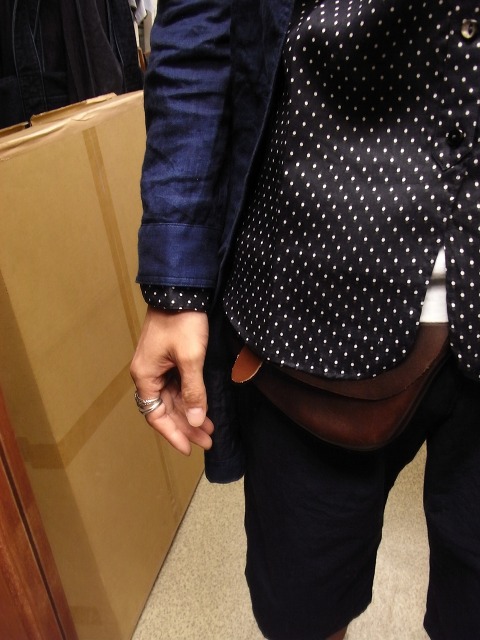selffoto 242 コートにショーツ_e0130546_13435577.jpg